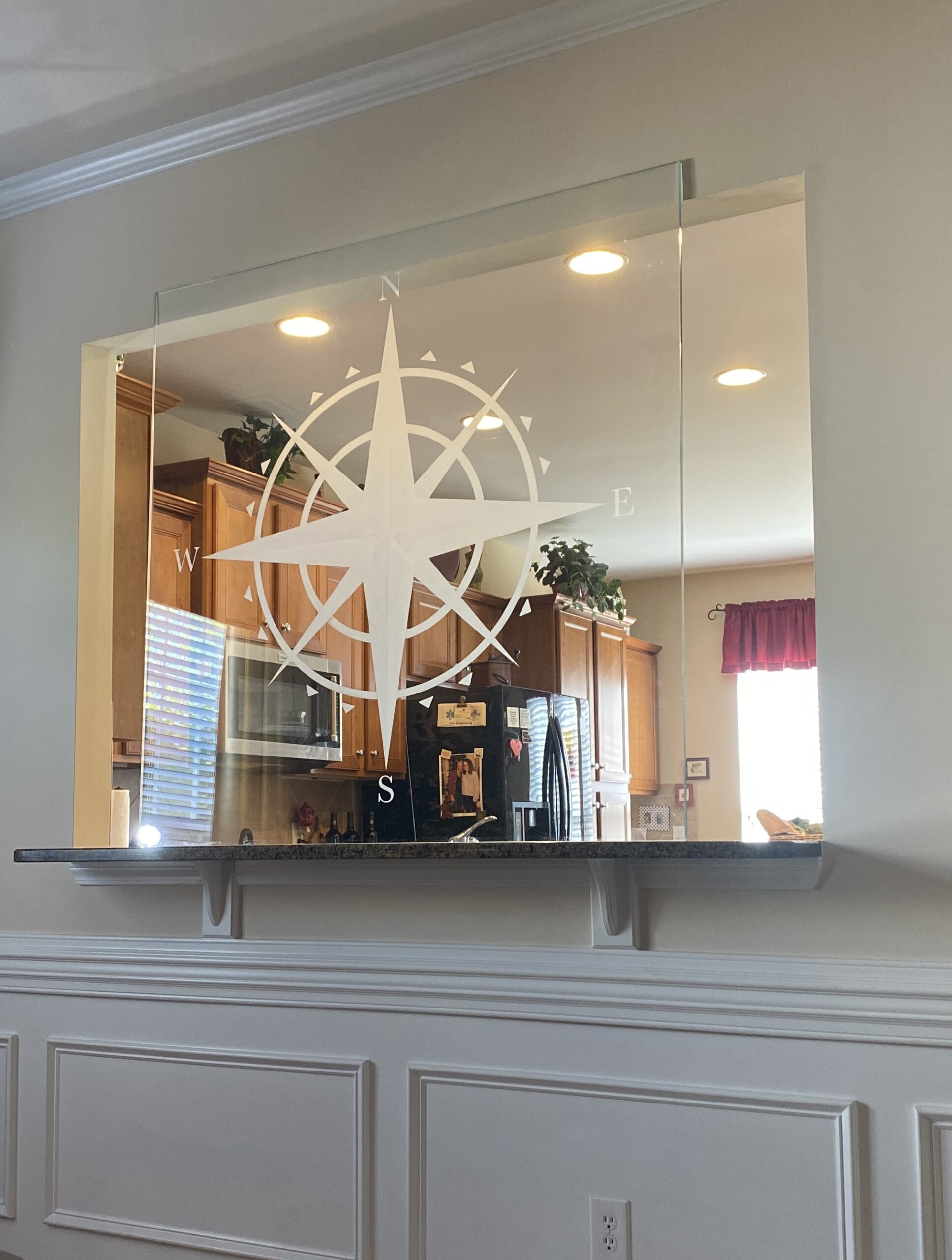 compas rose installed